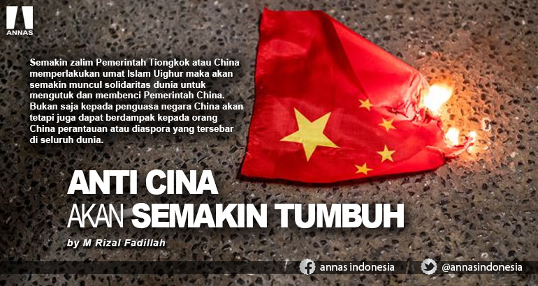 ANTI CINA AKAN SEMAKIN TUMBUH