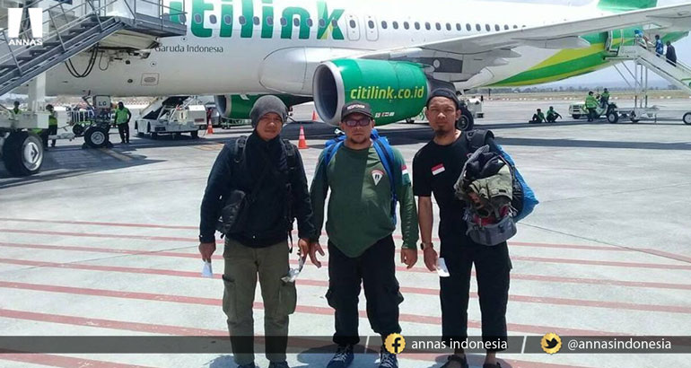 Sebagian Relawan ANNAS Peduli Lombok Tahap II kembali ke Bandung