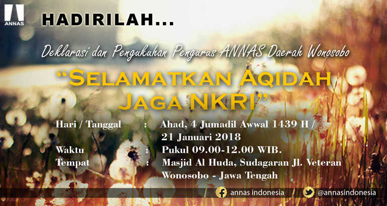 DEKLARASI DAN PENGUKUHAN PENGURUS ANNAS WONOSOBO