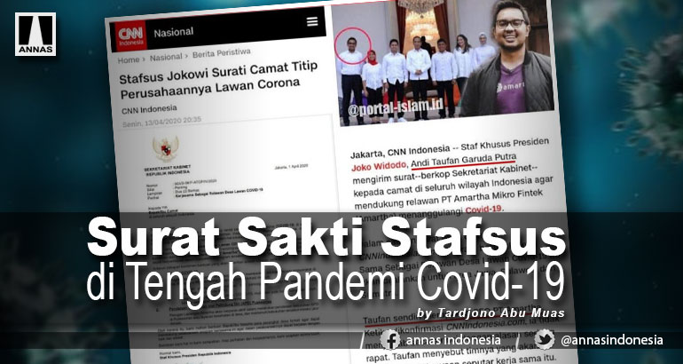 SURAT SAKTI STAFSUS DI TENGAH PANDEMI COVID-19