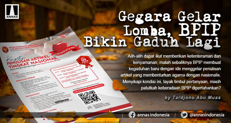 Gegara Gelar Lomba, BPIP Bikin Gaduh Lagi