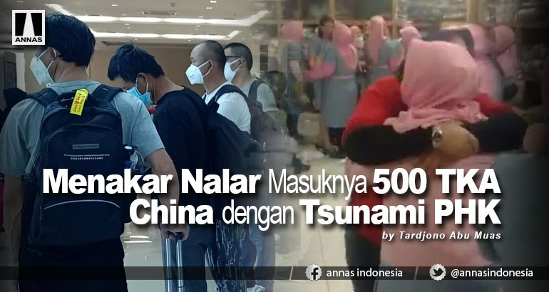 Menakar Nalar Masuknya 500 TKA China dengan Tsunami PHK
