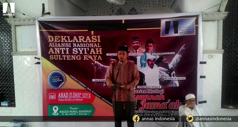 PERNYATAAN SIKAP ANNAS SULTENG RAYA