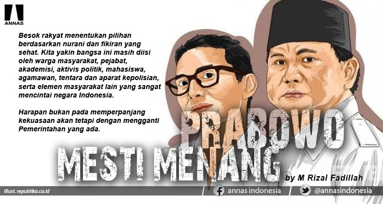 PRABOWO MESTI MENANG