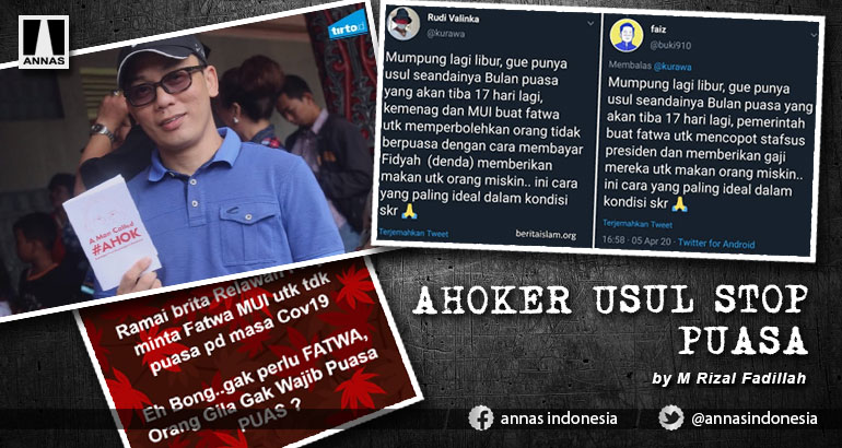 AHOKER USUL STOP PUASA