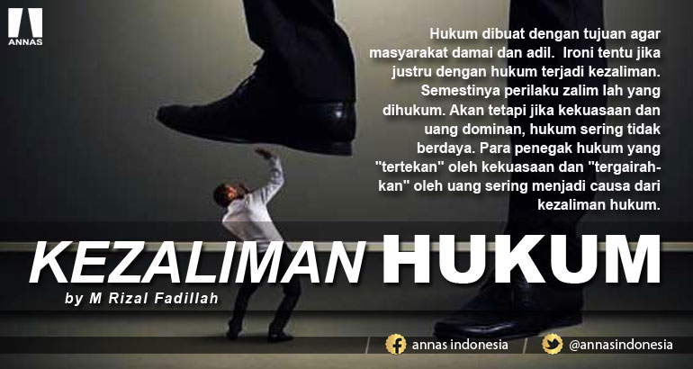 KEZALIMAN HUKUM