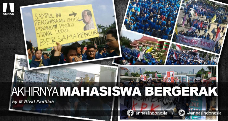 AKHIRNYA MAHASISWA  BERGERAK