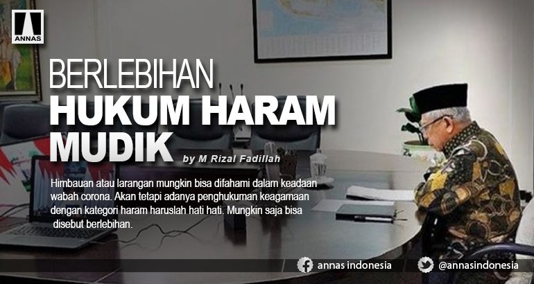 BERLEBIHAN  HUKUM HARAM MUDIK