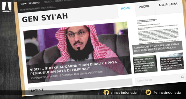 JELASKAN KESESATAN SYIAH, SITUS MILIK USTADZ YANG TAAT ULIL AMRI PUN DIBLOKIR