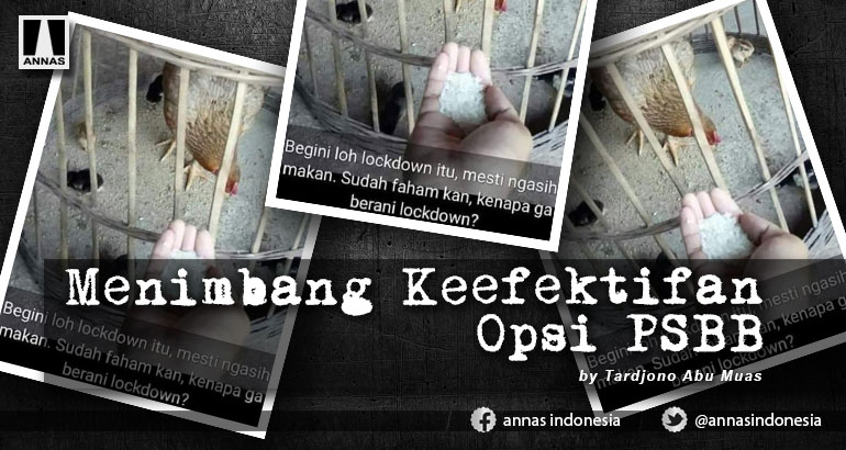 MENIMBANG KEEFEKTIFAN OPSI PSBB