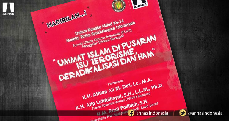 Diskusi : UMMAT ISLAM DI PUSARAN ISU TERORISME, DERADIKALISASI DAN HAM