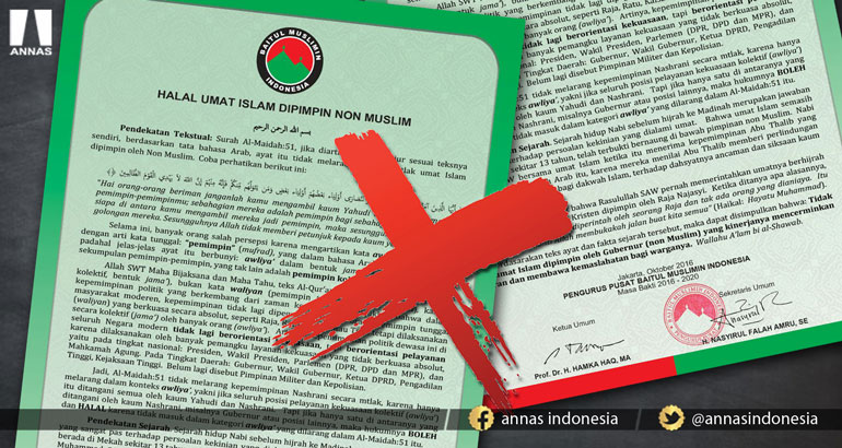 MUI: SELEBARAN 'HALAL UMAT ISLAM DIPIMPIN NON-MUSLIM' PERLU DIBANTAH