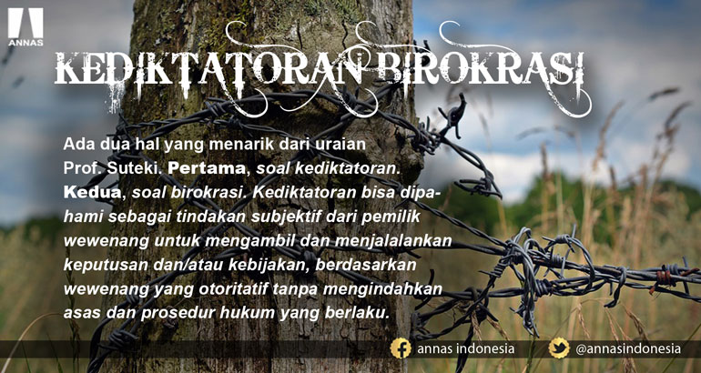 KEDIKTATORAN BIROKRASI 