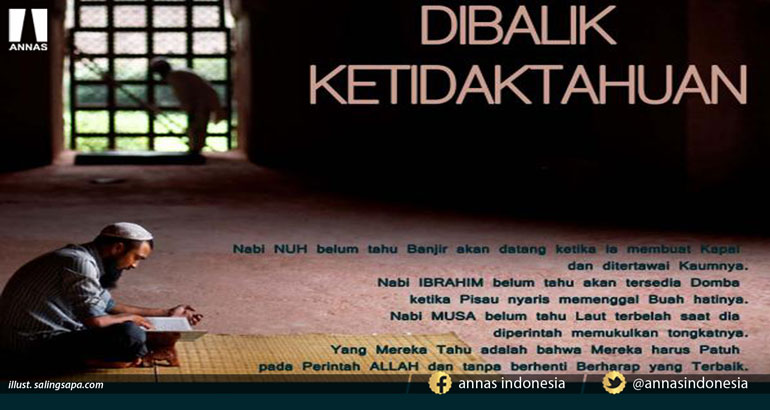 DIBALIK KETIDAKTAHUAN