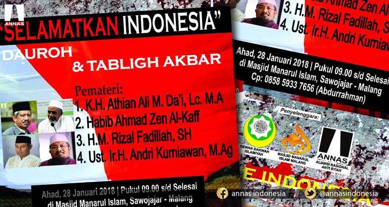 Deklarasi & Pengukuhan ANNAS JATIM ; DAUROH & TABLIGH AKBAR : 