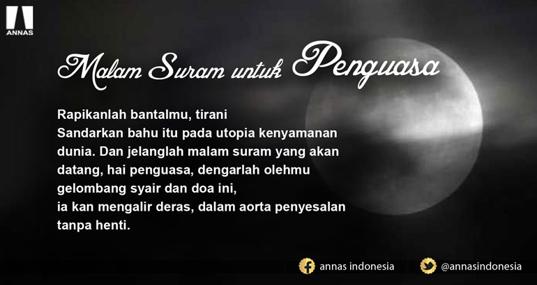 MALAM SURAM UNTUK PENGUASA