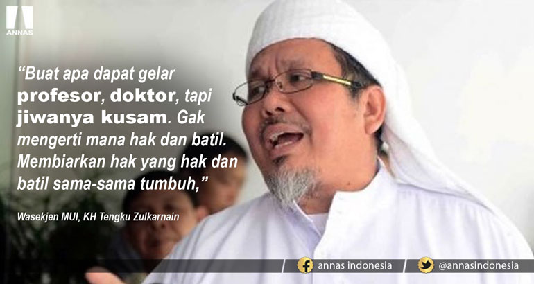 UIN MAKASSAR UNDANG PEMBICARA SYIAH, Begini Reaksi Tengku Zulkarnain