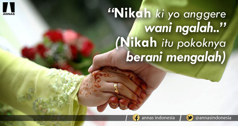 MENIKAH : SENI MENGALAH