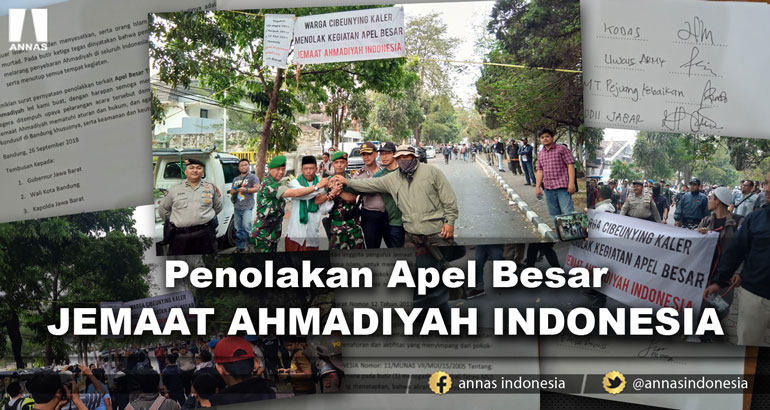 PENOLAKAN APEL BESAR JEMAAT AHMADIYAH INDONESIA
