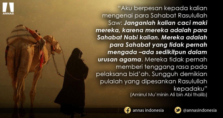 PESAN AMIRRUL MU'MININ ALI BIN ABI THALIB