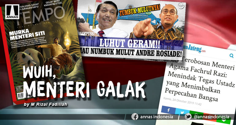 WUIH, MENTERI GALAK
