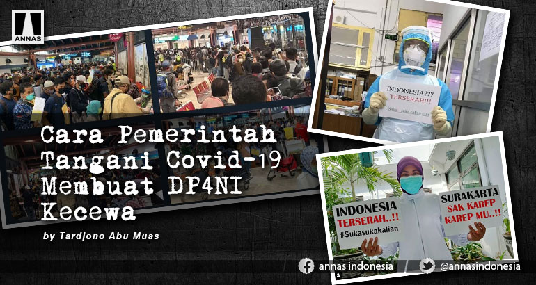 Cara Pemerintah Tangani Covid-19 Membuat DP4NI Kecewa
